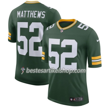 Herren Green Bay Packers Trikot Clay Matthews 52 Nike Grün